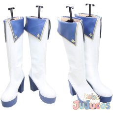 画像1: VTuber　Kamito　軍服　新衣装　コスプレ靴　バーチャルYouTuber　コスプレブーツ　JUJUcosplay (1)