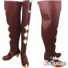 画像1: VTuber　ロゼミ・ラブロック（Rosemi Lovelock）　戦うアイドル　コスプレ靴　バーチャルYouTuber　コスプレブーツ　JUJUcosplay (1)