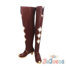 画像2: VTuber　ロゼミ・ラブロック（Rosemi Lovelock）　戦うアイドル　コスプレ靴　バーチャルYouTuber　コスプレブーツ　JUJUcosplay (2)