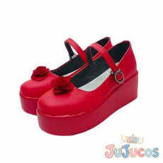 画像3: フランドール・スカーレット　東方紅魔郷　コスプレ靴　東方Project　コスプレブーツ　JUJUcosplay (3)