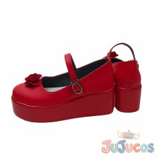 画像4: フランドール・スカーレット　東方紅魔郷　コスプレ靴　東方Project　コスプレブーツ　JUJUcosplay (4)