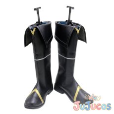 画像2: シド・カゲノー/シャドウ/影野ミノル　コスプレ靴　陰の実力者になりたくて！　コスプレブーツ　JUJUcosplay (2)