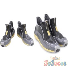 画像1: Vtuber　夜十神封魔　初期　コスプレ靴　バーチャルYouTuber　コスプレブーツ　JUJUcosplay (1)