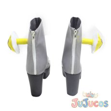 画像4: ナンジャモ　コスプレ靴　ポケットモンスター スカーレット・バイオレット　コスプレブーツ　JUJUcosplay (4)