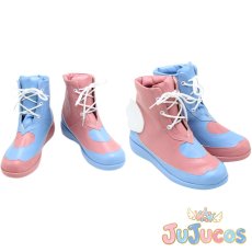 画像1: 初音ミク　ぬーどるストッパーフィギュア－恋するセーラー服－　コスプレ靴　VOCALOID　コスプレブーツ　JUJUcosplay (1)