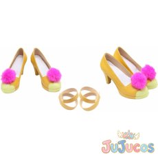 画像1: 菓彩あまね(キュアフィナーレ)　コスプレ靴　デリシャスパーティー?プリキュア　コスプレブーツ　JUJUcosplay (1)