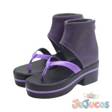 画像3: Vtuber　ラプラス・ダークネス（La+ Darknesss）　お正月衣装　コスプレ靴　バーチャルYouTuber　コスプレブーツ　JUJUcosplay (3)