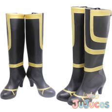 画像1: アルファ　コスプレ靴　陰の実力者になりたくて！　コスプレブーツ　JUJUcosplay (1)