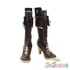 画像2: VTuber　白銀ノエル　リリカル団長衣装　コスプレ靴　バーチャルYouTuber　コスプレブーツ　JUJUcosplay (2)