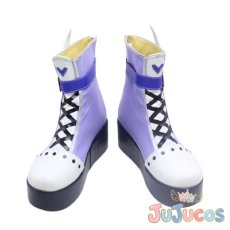 画像2: 描きたくなった表情　東雲絵名　コスプレ靴　プロジェクトセカイ カラフルステージ！ feat. 初音ミク　コスプレブーツ　JUJUcosplay (2)