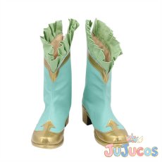 画像2: グラスワンダー　セイントジェード・ヒーラー　コスプレ靴　ウマ娘プリティーダービー　コスプレブーツ　JUJUcosplay (2)