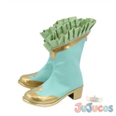 画像3: グラスワンダー　セイントジェード・ヒーラー　コスプレ靴　ウマ娘プリティーダービー　コスプレブーツ　JUJUcosplay (3)