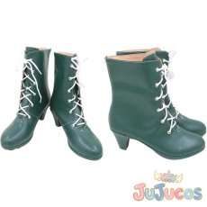 画像1: 木野まこと(セーラージュピター)　コスプレ靴　美少女戦士セーラームーン　コスプレブーツ　JUJUcosplay (1)