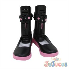 画像2: 結月ゆかり　コスプレ靴　VOCALOID3　コスプレブーツ　JUJUcosplay (2)