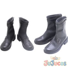 画像1: 保登心愛　ラビットハウス制服　コスプレ靴　ご注文はうさぎですか?　コスプレブーツ　JUJUcosplay (1)