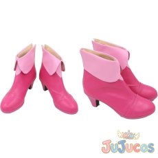 画像1: 夢原のぞみ(キュアドリーム)　キュアドリーム　コスプレ靴　Yes!プリキュア5　コスプレブーツ　JUJUcosplay (1)