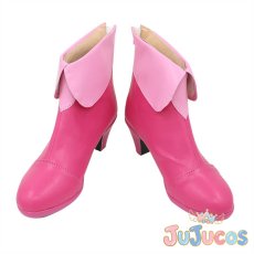 画像2: 夢原のぞみ(キュアドリーム)　キュアドリーム　コスプレ靴　Yes!プリキュア5　コスプレブーツ　JUJUcosplay (2)