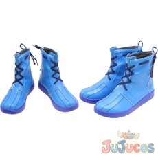 画像1: ビビッドソウル　青柳冬弥　コスプレ靴　プロジェクトセカイ カラフルステージ！ feat. 初音ミク　コスプレブーツ　JUJUcosplay (1)