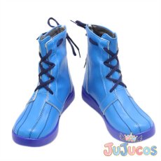 画像2: ビビッドソウル　青柳冬弥　コスプレ靴　プロジェクトセカイ カラフルステージ！ feat. 初音ミク　コスプレブーツ　JUJUcosplay (2)