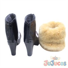 画像4: 水城ゆきかぜ　コスプレ靴　対魔忍ユキカゼ　コスプレブーツ　JUJUcosplay (4)