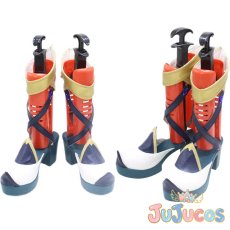 画像1: ファルザン（Faruzan）　コスプレ靴　原神(げんしん)　コスプレブーツ　JUJUcosplay (1)