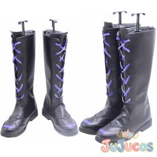 画像1: 錠前サオリ　コスプレ靴　ブルーアーカイブ　コスプレブーツ　JUJUcosplay (1)