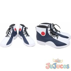 画像1: サトシ　コスプレ靴　ポケットモンスター　コスプレブーツ　JUJUcosplay (1)