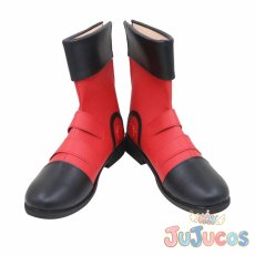 画像2: 遊城十代　コスプレ靴　遊戯王デュエルモンスターズGX　コスプレブーツ　JUJUcosplay (2)