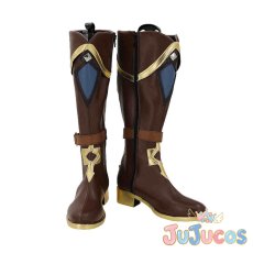 画像2: ガイア　コスプレ靴　原神(げんしん)　コスプレブーツ　JUJUcosplay (2)