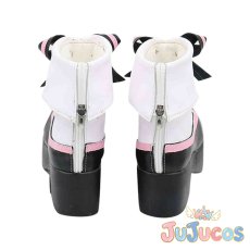 画像4: VTuber　月ノ美兎　アイドル衣装　コスプレ靴　バーチャルYouTuber　コスプレブーツ　JUJUcosplay (4)