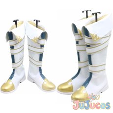 画像1: バンブーメモリー　勝負服　コスプレ靴　ウマ娘プリティーダービー　コスプレブーツ　JUJUcosplay (1)