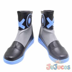 画像2: マバリック・マスクスーツ　目にも留まらぬぷよ捌き　東雲彰人　青柳冬弥　コスプレ靴　プロジェクトセカイ カラフルステージ！ feat. 初音ミク　コスプレブーツ　JUJUcosplay (2)