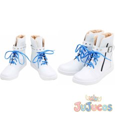 画像1: 白石杏　コスプレ靴　プロジェクトセカイ カラフルステージ！ feat. 初音ミク　コスプレブーツ　JUJUcosplay (1)