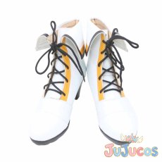 画像2: MORE MORE JUMP！　花里みのり　コスプレ靴　プロジェクトセカイ カラフルステージ！ feat. 初音ミク　コスプレブーツ　JUJUcosplay (2)