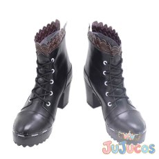 画像2: Vtuber　星街すいせい　普段着風アイドル衣装　コスプレ靴　バーチャルYouTuber　コスプレブーツ　JUJUcosplay (2)