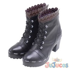 画像3: Vtuber　星街すいせい　普段着風アイドル衣装　コスプレ靴　バーチャルYouTuber　コスプレブーツ　JUJUcosplay (3)