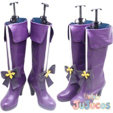 画像1: アニスフィア・ウィン・パレッティア　コスプレ靴　転生王女と天才令嬢の魔法革命　コスプレブーツ　JUJUcosplay (1)