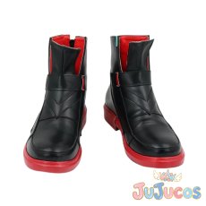 画像2: Vtuber　黒上フブキ　コスプレ靴　バーチャルYouTuber　コスプレブーツ　JUJUcosplay (2)