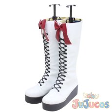 画像3: VTuber　橘ひなの　白軍服　コスプレ靴　バーチャルYouTuber　コスプレブーツ　JUJUcosplay (3)