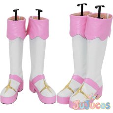 画像1: 虹ヶ丘ましろ　キュアプリズム　コスプレ靴　ひろがるスカイ!プリキュア　コスプレブーツ　JUJUcosplay (1)