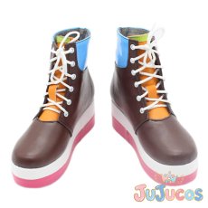 画像2: ダンス！アンド！シング！　天馬司　POP IN MY HEART!!　コスプレ靴　プロジェクトセカイ カラフルステージ！ feat. 初音ミク　コスプレブーツ　JUJUcosplay (2)