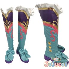 画像1: 天羽まどか　スクールドレス　コスプレ靴　アイカツ!　コスプレブーツ　JUJUcosplay (1)