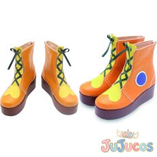 画像1: キャプテン☆ミックスキャンディ　草薙寧々　コスプレ靴　プロジェクトセカイ カラフルステージ！ feat. 初音ミク　コスプレブーツ　JUJUcosplay (1)