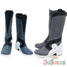 画像1: 侍る白狐の衣　白石杏　コスプレ靴　プロジェクトセカイ カラフルステージ！ feat. 初音ミク　コスプレブーツ　JUJUcosplay (1)