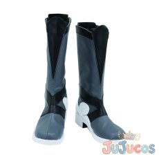 画像2: 侍る白狐の衣　白石杏　コスプレ靴　プロジェクトセカイ カラフルステージ！ feat. 初音ミク　コスプレブーツ　JUJUcosplay (2)