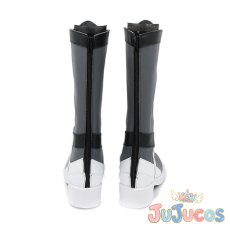 画像4: 侍る白狐の衣　白石杏　コスプレ靴　プロジェクトセカイ カラフルステージ！ feat. 初音ミク　コスプレブーツ　JUJUcosplay (4)