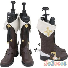 画像1: ミカ　コスプレ靴　原神(げんしん)　コスプレブーツ　JUJUcosplay (1)