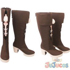 画像1: ワンダーアキュート　勝負服　コスプレ靴　ウマ娘プリティーダービー　コスプレブーツ　JUJUcosplay (1)