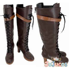 画像1: 氷室セナ　コスプレ靴　ブルーアーカイブ　コスプレブーツ　JUJUcosplay (1)