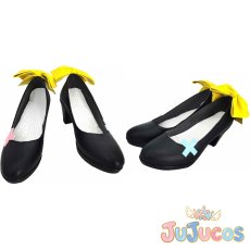 画像1: Vtuber　兎鞠まり　コスプレ靴　バーチャルYouTuber　コスプレブーツ　JUJUcosplay (1)